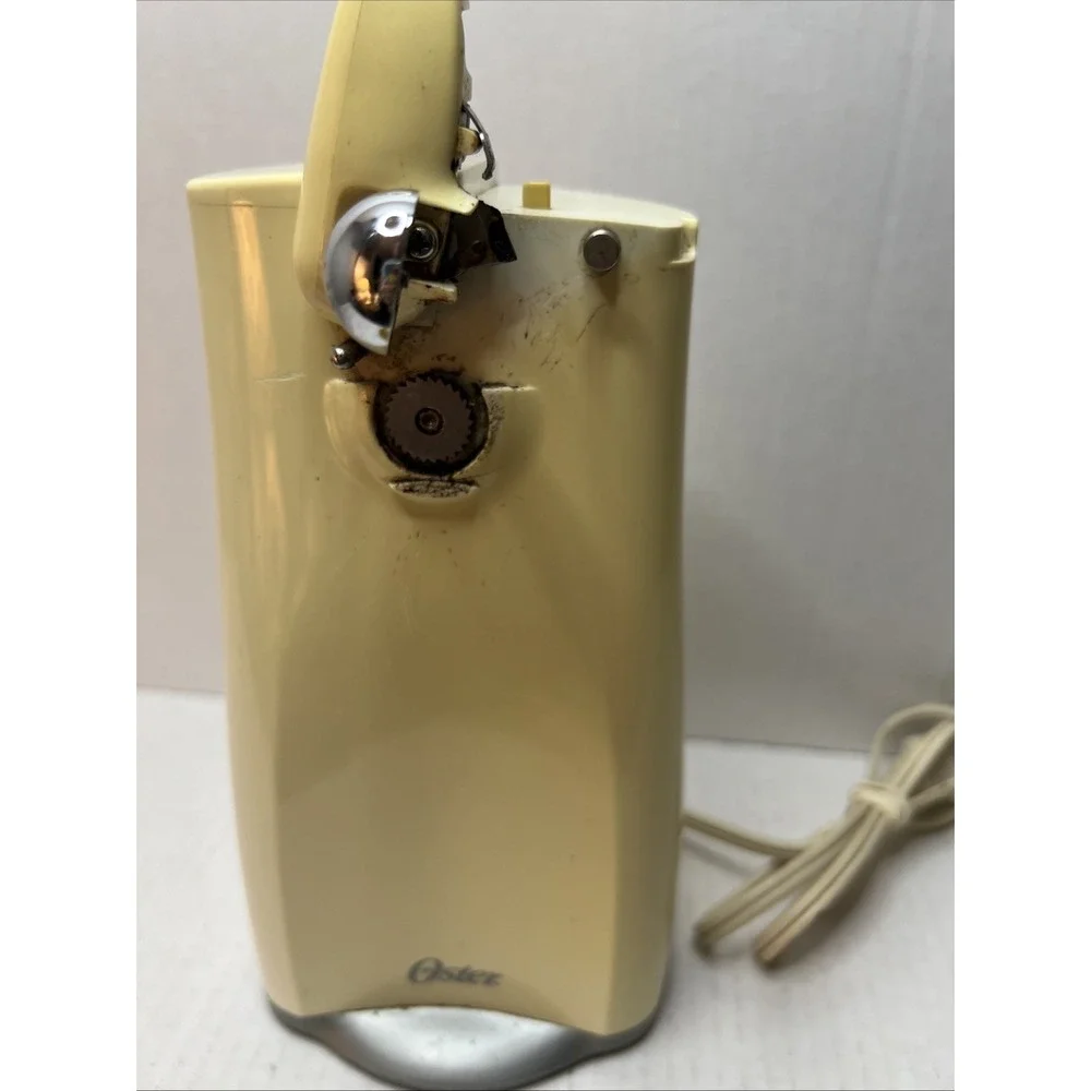 Vintage Oster Electric Can Opener with Knife Sharpener Tested